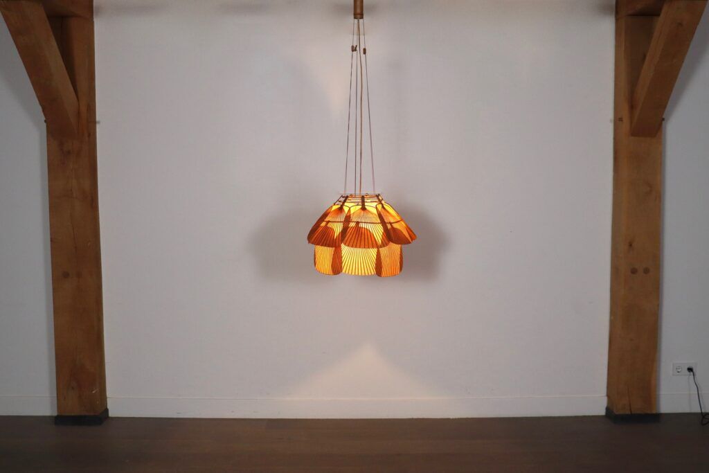 Ju-Yon chandelier by Ingo Maurer for Design M, Germany 1973