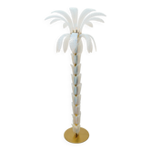 Lampe sur pied en verre de Murano en forme de palmier irisé