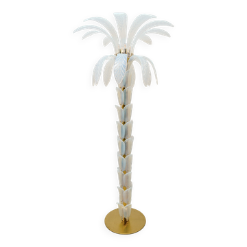 Iridescent Murano Glass Palm Tree Floor Lamp
