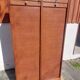 Double curtain filing cabinet