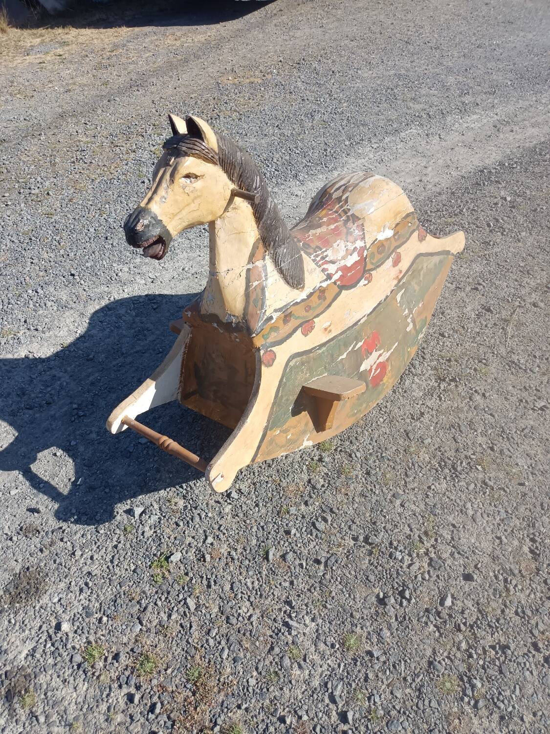 Antique rocking horse