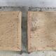 Pair of industrial workshop chairs, vintage design, 50s and 60s
