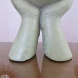 Large anthropomorphic vase made of thick fibreglass, 1980s-1990s.