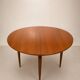 Large extendable French dining table in teak – 1960s