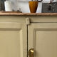 Beige two-door sideboard
