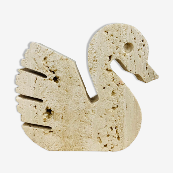 Travertine swan paper press