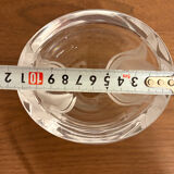 Lalique France vase with tulips in crystal