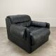 Fauteuil convertible cuir de Dreipunkt, années 70