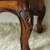 Commode tombeau en noyer style Louis XV, XXème