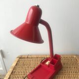 Red desk lamp with pencil holder 80/90'