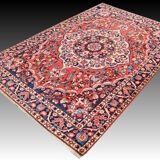 Persian Iran Saman Oriental Rug: 3.20 X 2.07 Meters - Made in