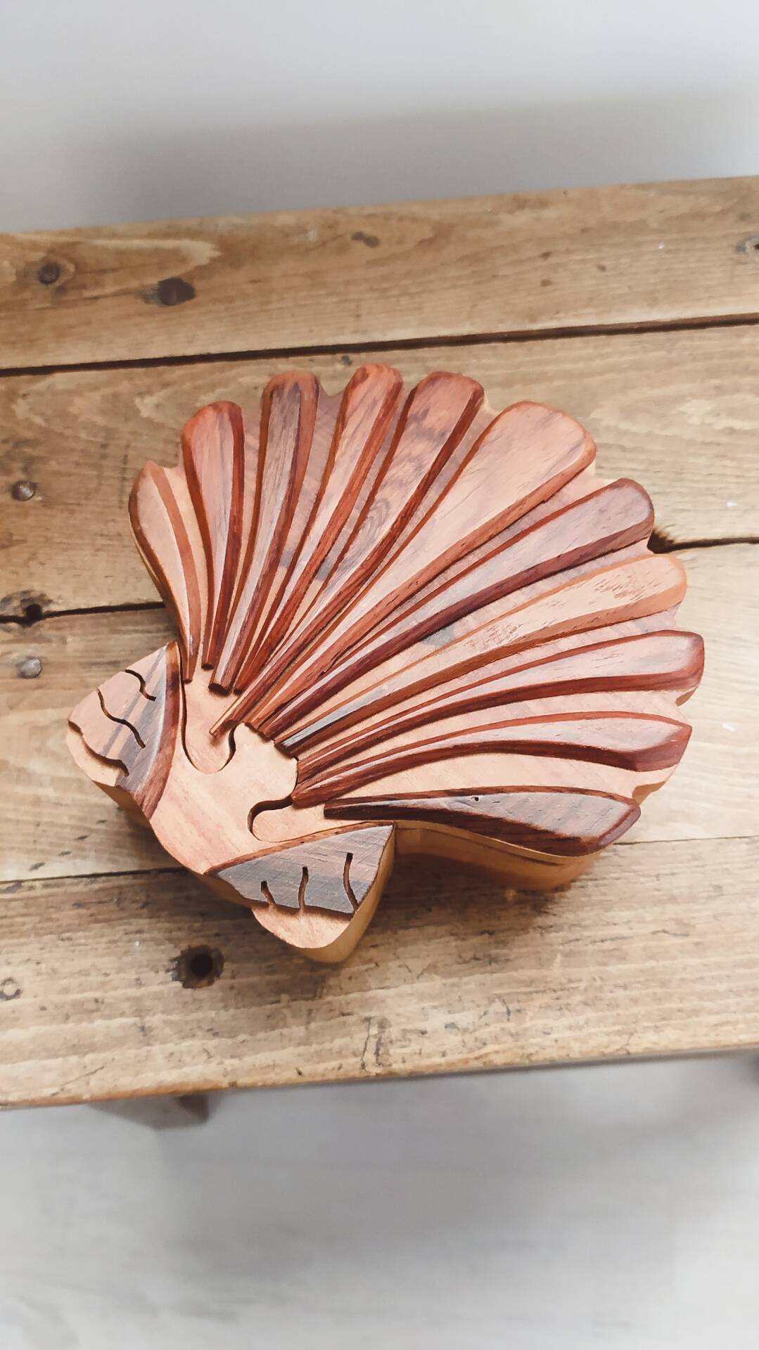 Coffret, boîte à bijoux en bois 