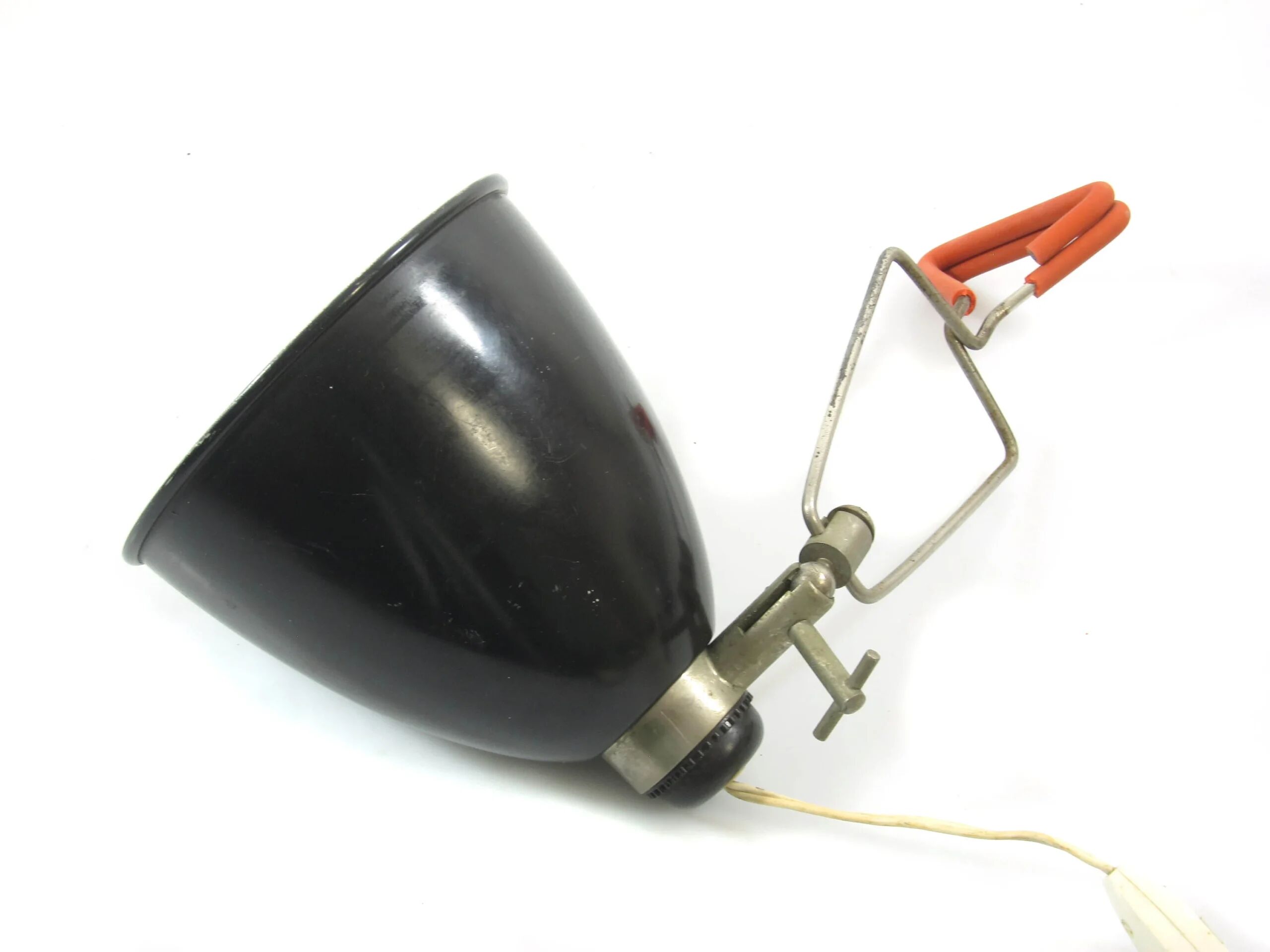 Set of two HALA clamp lamps from the 1950s, Dutch design.