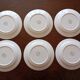 6 English flat plates Ironstone Tableware