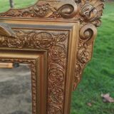 Miroir ancien doré