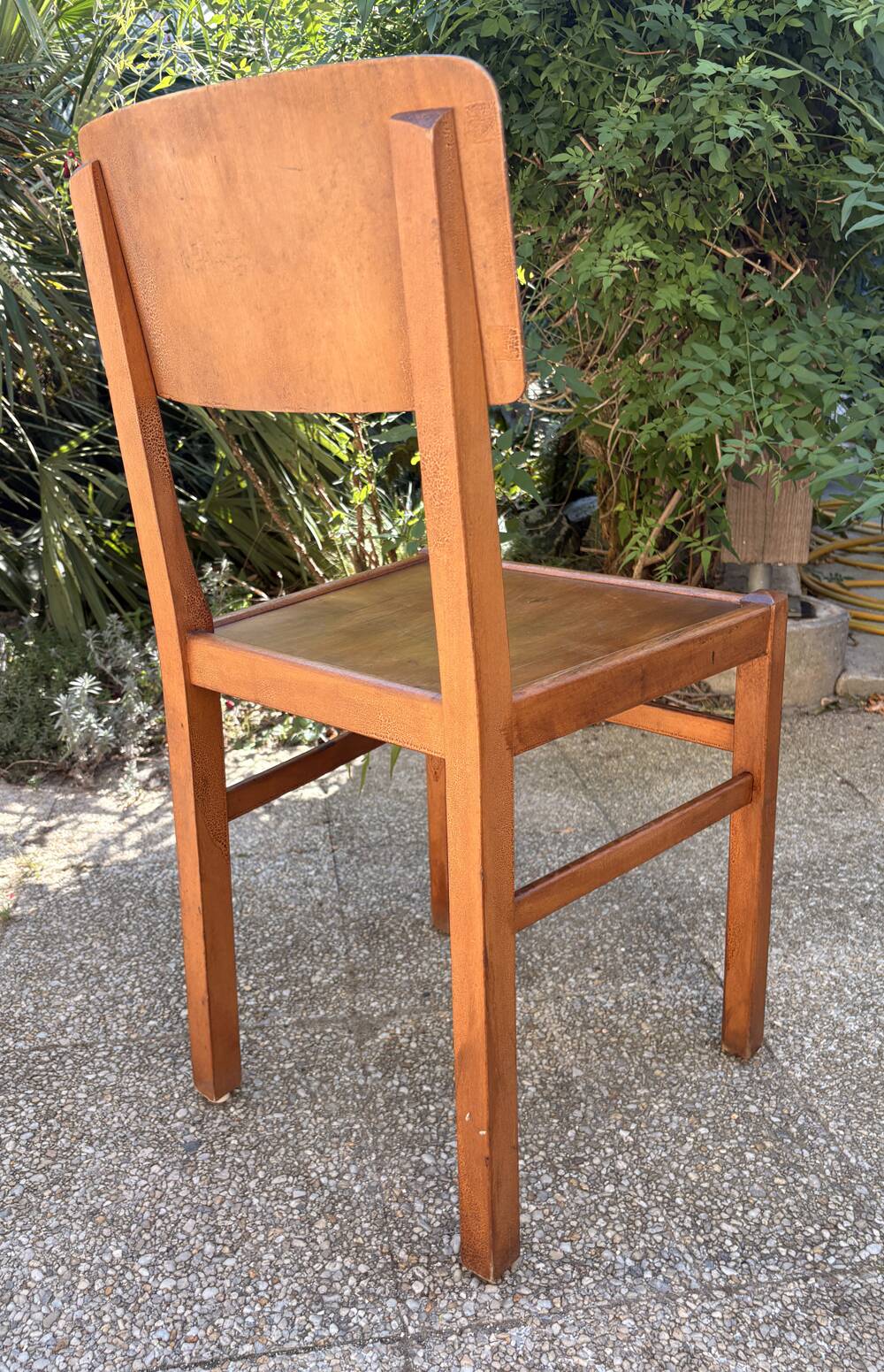 Set of 10 indestructible vintage bistro chairs signed ELF, 1950s.