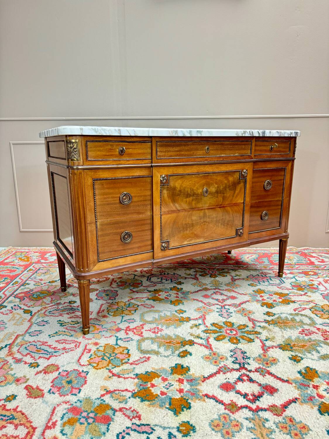 Louis XVI Style Mahogany Chest of Drawers