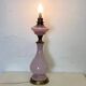 Pink opaline lamp base