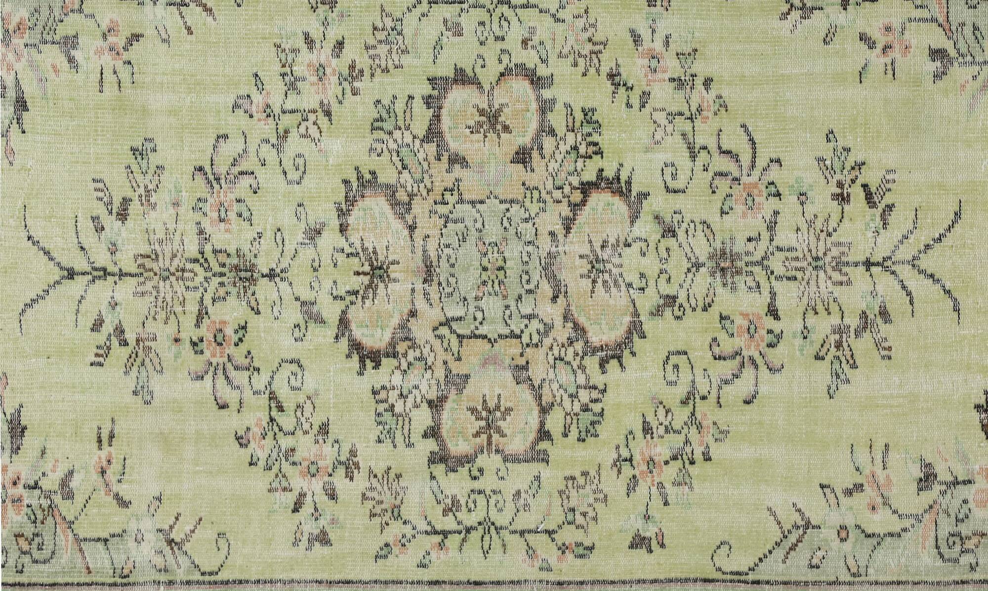 One-of-a-kind turkish handwoven vintage rug - rustic vintage charm, 291x 170 cm