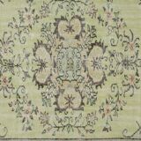 One-of-a-kind turkish handwoven vintage rug - rustic vintage charm, 291x 170 cm