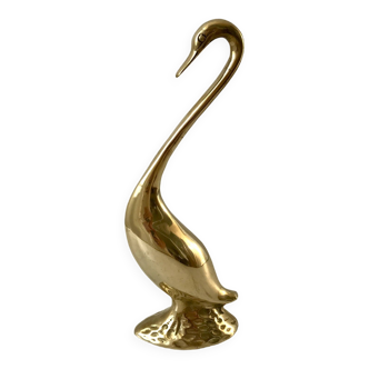 brass animal swan on base 1950s