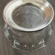Vintage salad bowl in cut crystal and silver-plated metal