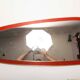 Mirror symmetrical 60's Red 82x37cm