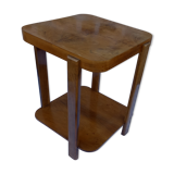 Wooden table and walnut bramble veneer