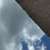 Wall-mounted coat rack mirror from the 1960s.