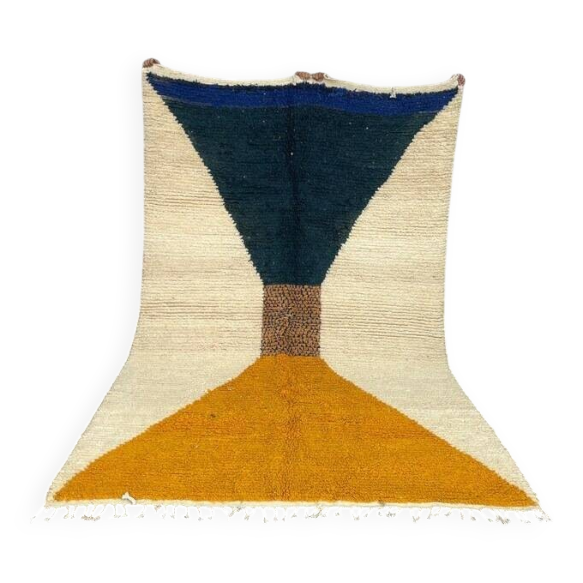 Handmade wool rug 3/2 Moroccan