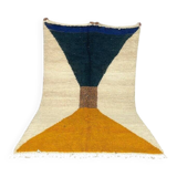 Handmade wool rug 3/2 Moroccan