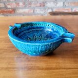 Rimini bleu keramieken asbak, Aldo Londi pour Bitossi, jaren 1960 en Italie