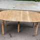 Renovated Louis Philippe round extendable dining table, 19th century