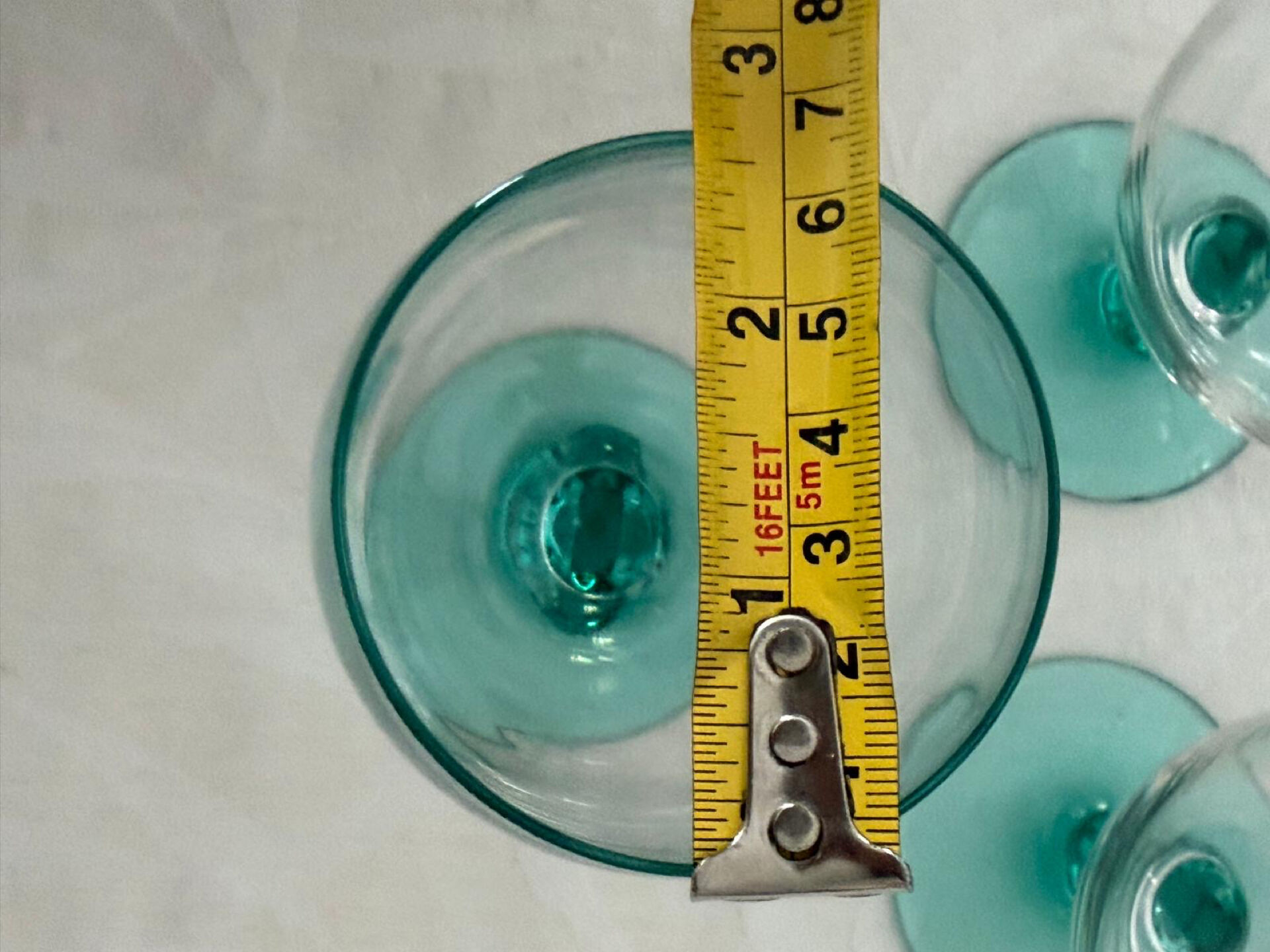 Lot of 8 vintage stemmed glasses