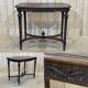 Table desk-Pedestal table style Louis XVI early twentieth century in beech