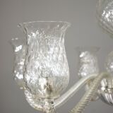 Venini ceiling lamp in Murano glass, 1950