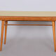 Table basse en chêne, Tchéquie, années 1950