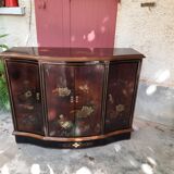 Chinese lacquered sideboard