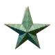 Etoile amish verte 30cm