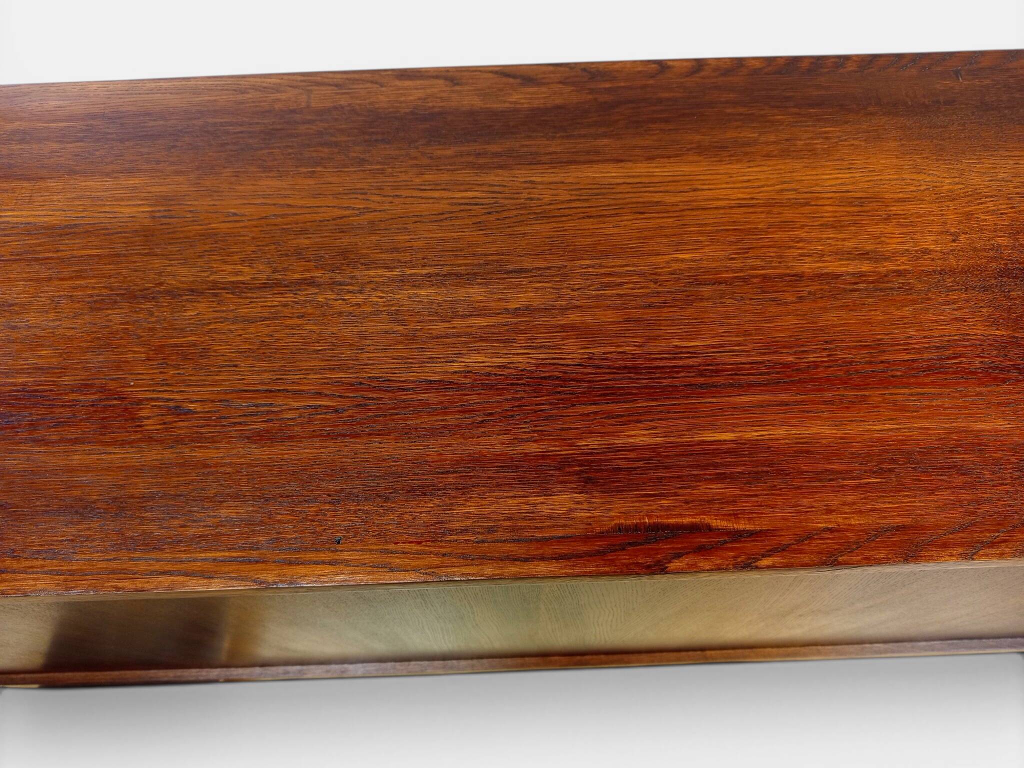 Large double-sided modernist sideboard in oak – 250 cm