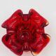 Organic Red Glass Bowl
