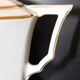 Art Deco ensemble of Czech coffee pot and sugar bowl.