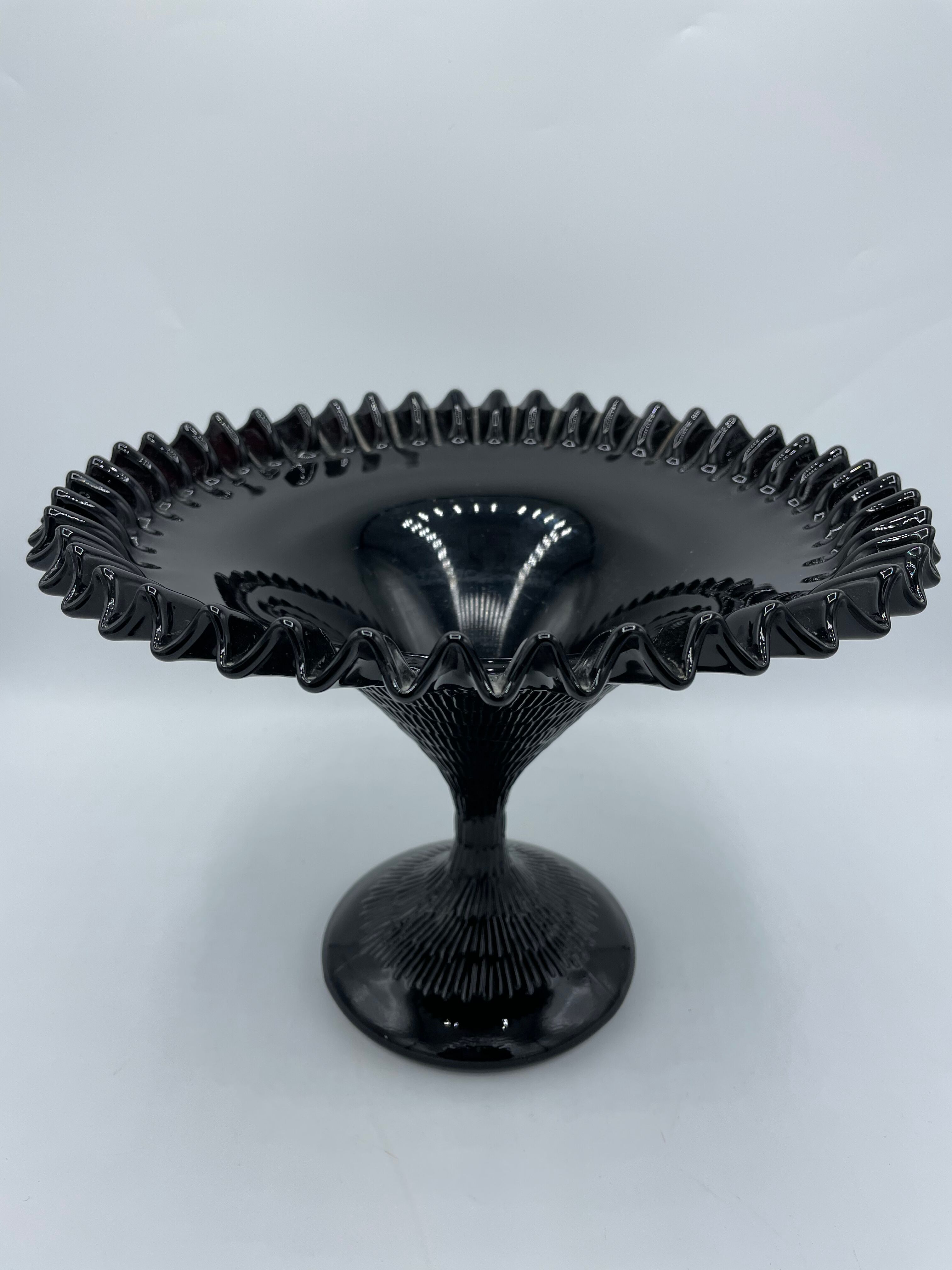 Vintage opaline stand cut