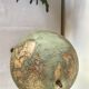 Former globe Émile Berteaux cast iron foot 19th