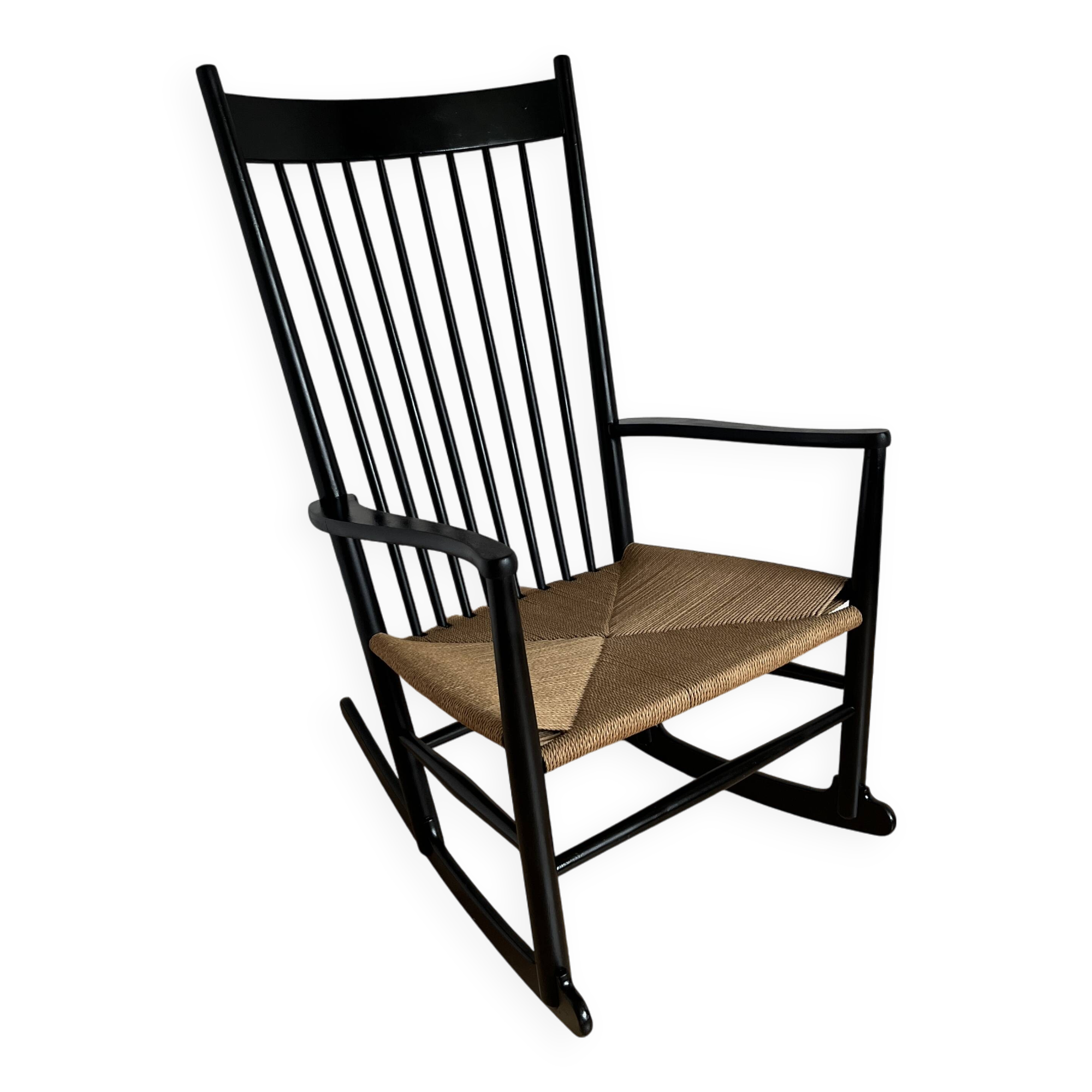 Rocking chair J16 Mobler Hans Wegner