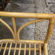 Old rattan sofa