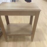 Art Deco style serving table in pickled oak