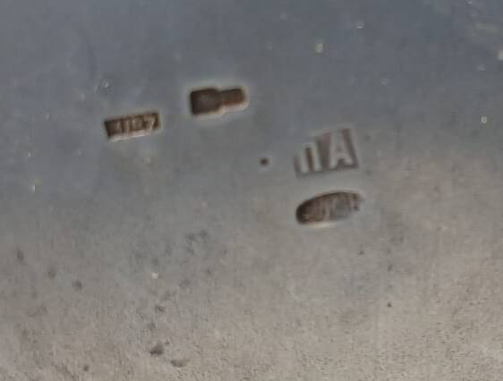 Solid silver Russian tumbler from the imperial era.