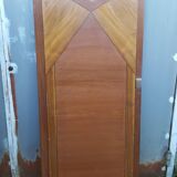 Walnut Art Deco mirror holder