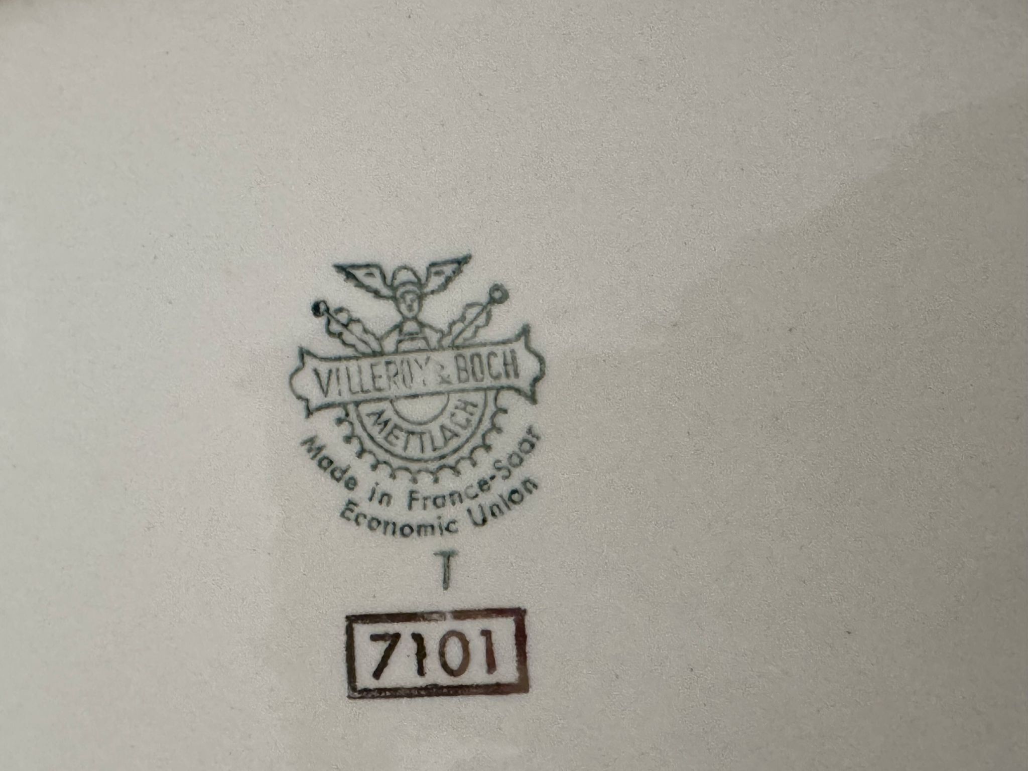 Plat de service ancien Villeroy & Boch Mettlach